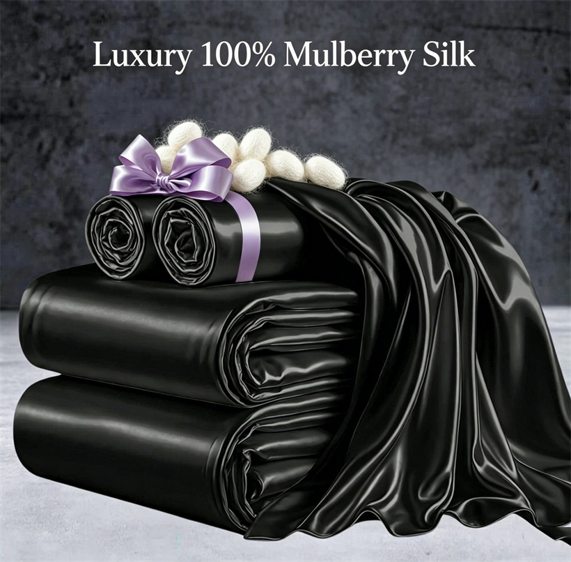 Silk Pillowcase - Smooth 100% Mulberry Silk Bedding Set