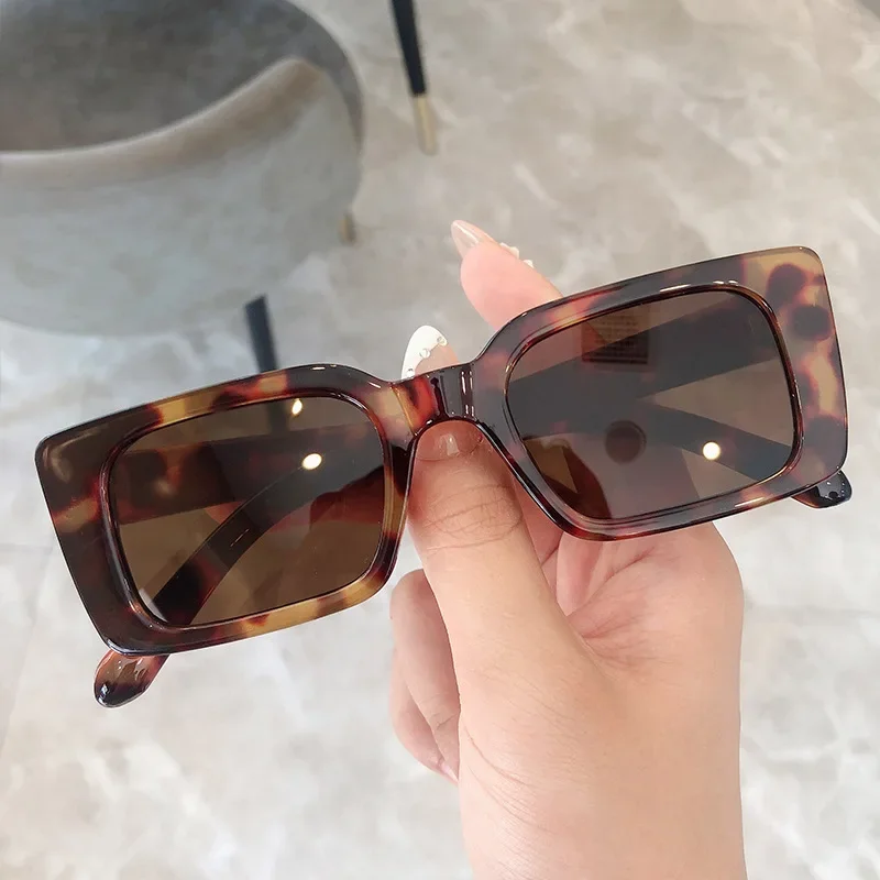 Sunglasses Uv400 - New Ins Popular Fashion Small Rectangle