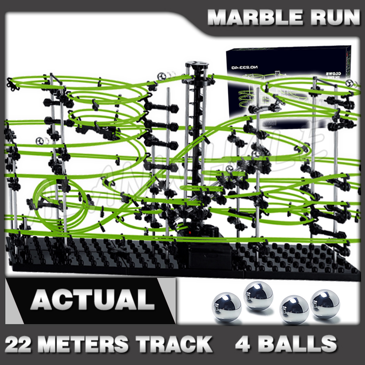 2200cm Rail Level 4 Marble Run - Marble Coaster Set ulasan dan harga
