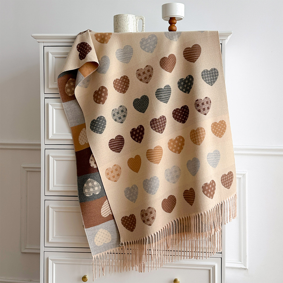 Women Imitation Cashmere Scarf - Cashmere Scarf ulasan dan harga