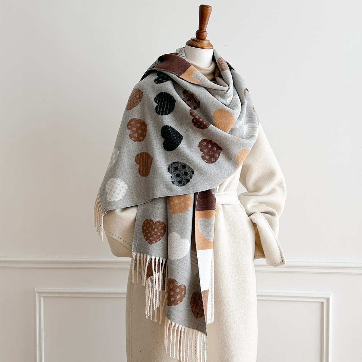 Women Imitation Cashmere Scarf - Cashmere Scarf ulasan dan harga